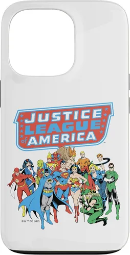 Vista 10 de Funda para iPhone 16 DC Comics Justice League Of America Group Shot