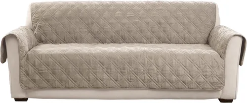Vista 3 de SureFit - Funda para muebles reclinables de visón en gris oscuro