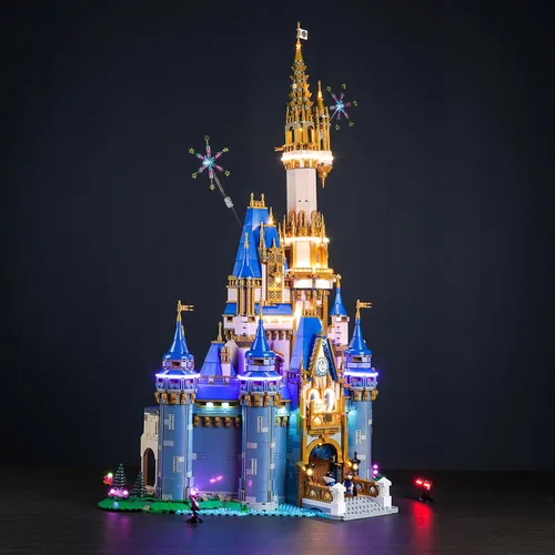 Vista 6 de BrickBling - Kit de luces LED compatible con Lego 2023 Castle 43222 Luz de versión clásica compatible con Lego 43222-No incluye