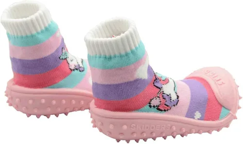 Vista 4 de Pantuflas antideslizantes para bebés niños y niñas Calcetines antideslizantes para bebés Zapatillas de casa para niños pequeños de primera calidad