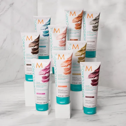 Vista 5 de Moroccanoil Mascarilla Depositante de Color, 6.7 onzas líquidas