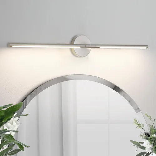 Vista 14 de Lámparas doradas para baño sobre espejo de 24 pulgadas, 18W 360° Giratorias Regulables 4000K Lámpara de Tocador LED de Latón, Luces de Tocador