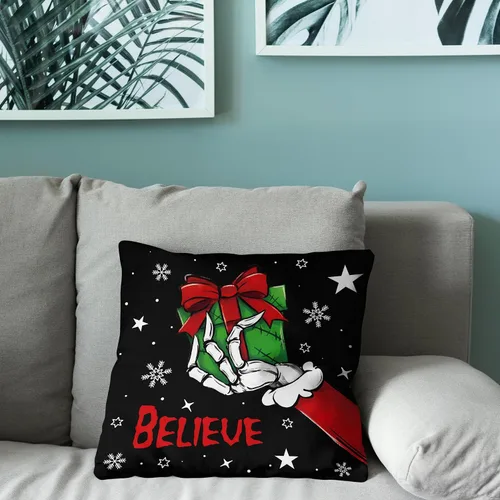 Vista 5 de Funda de Almohada de Navidad de Invierno Funda de Almohada Navideña Decoración Fiestas Decoraciones Navideñas para el Hogar Fiesta Sofá Dormitorio