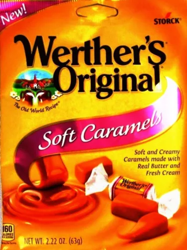 Vista 4 de Werthers - Combo de 3 variedades, caramelo duro, cremoso original y caramelo suave (paquete de 6)