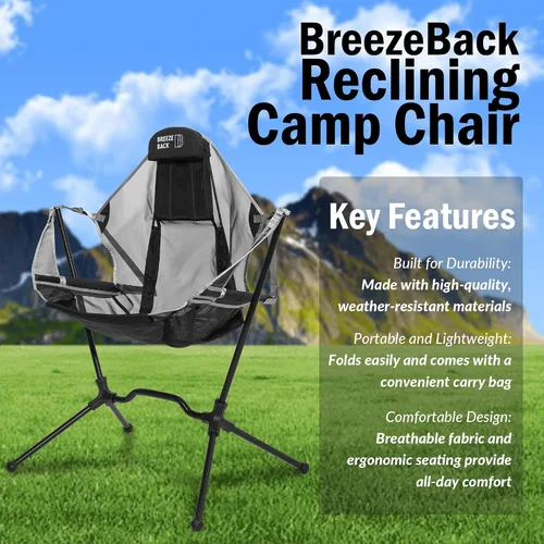 Vista 8 de Silla de campamento reclinable
