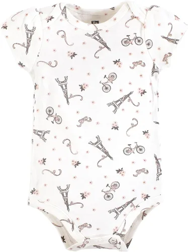 Vista 297 de Hudson Baby baby-girls Cotton Bodysuits 3-pack