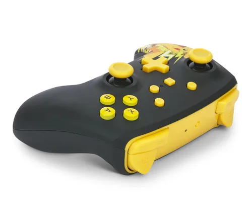 Vista 6 de PowerA Wireless Nintendo Switch Controller - Pikachu Ecstatic, AA Battery Powered (Battery Included), Nintendo Switch Pro Controller, Mappable