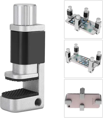 Vista 6 de V BESTLIFE Abrazadera de sujeción de pantalla, clip ajustable para pantalla LCD, abrazadera de clip de seguridad para herramienta de reparación