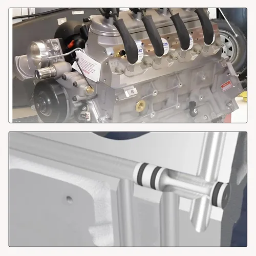 Vista 8 de LS Billet Tapón Trasero de Galería Desviador de Aceite Barbell compatible con GM Gen III y IV LS1 LS3 LS2 LQ4 LQ9 LS6 L92 L33 L99 Desviador