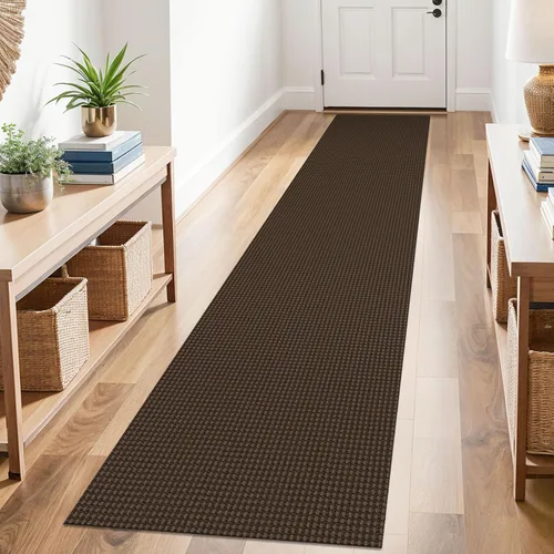 Vista 94 de KOZYFLY - Tapetes de pasillo, lavables, con respaldo de goma antideslizante, tapete de algodón para interiores, entrada, puerta trasera, habitación