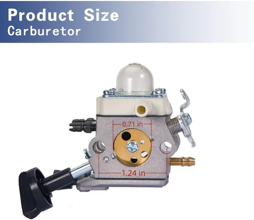 Vista 5 de Carburador BG86 de alta calidad para soplador de hojas STIHL SH86 SH86C BG86C BG86CE BG86Z BG86CEZ - Reemplazar Zama C1M-S261B 4241-120-0623