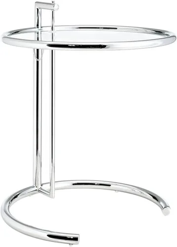 Vista 10 de Modway EEI-125-BLK Eileen Mesa auxiliar de metal gris, color negro