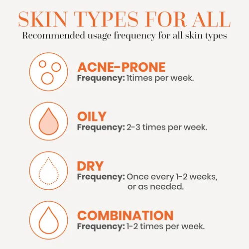 Vista 9 de 2 unidades de gel exfoliante naranja, gel hidratante para rostro y cuerpo, gel exfoliante de enzimas naranjas, exfoliante facial hidratante