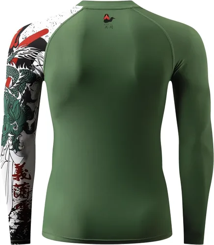 Vista 2 de HUGE SPORTS Manga larga con protección solar UV UPF 50+ para hombre