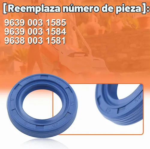 Vista 2 de Sello de aceite para Stihl MS170 MS180 MS170C MS180C MS171 MS181 MS211 MS190 MS190T MS191T MS311 MS391 017 018 BR500 BR550 BR600 BR700 BR700 BR800