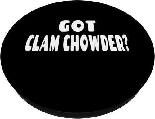Vista 2 de Got Clam Chowder? - Soup Lover PopSockets Swappable PopGrip