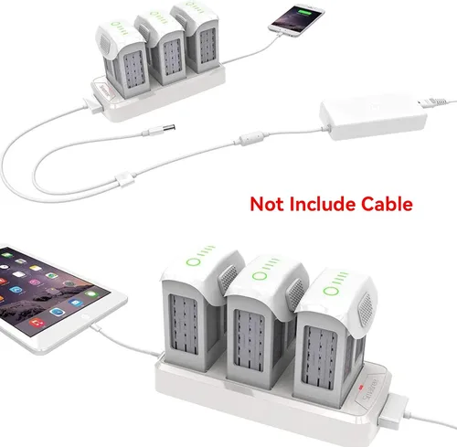 Vista 6 de Smatree Hub de carga de batería compatible con DJI Phantom 4/4 Pro/4 Pro V2.0/4 Adv