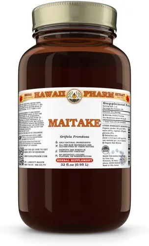 Vista 11 de Maitake Extracto líquido, suplemento de tintura de maitake orgánico (Grifola Frondosa) 4x4 oz
