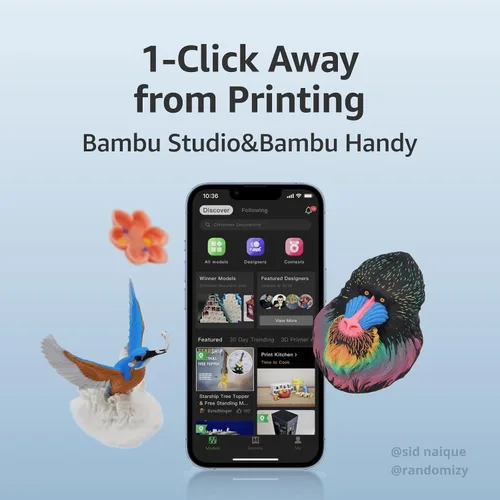 Vista 7 de Bambu Lab A1 3D Printer, Ready-to-Use FDM 3D Printer for Beginners and Kids