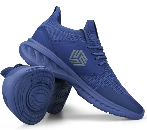 Vista 6 de Giniros Zapatos para Caminar Sin Cordones para Hombre Zapatos para Correr Antideslizantes Zapatos de Entrenamiento Transpirables Zapatillas Ligeras