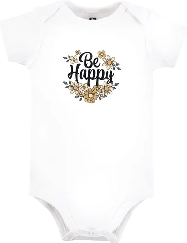 Vista 371 de Hudson Baby baby-girls Cotton Bodysuits 3-pack