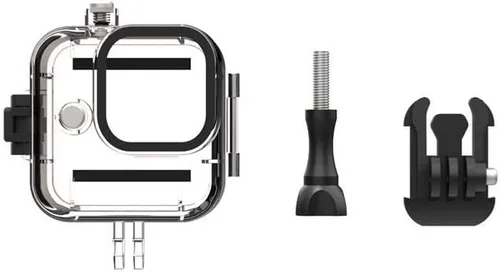 Vista 2 de Coyktonty - Funda impermeable para GoPro Hero11 Mini, color negro, 98.4 ft, accesorio de filmación subacuática con soporte y tornillos