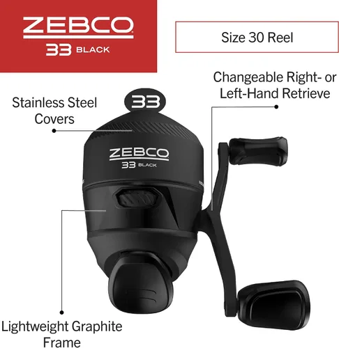 Vista 3 de Zebco Carrete de pesca Spincast