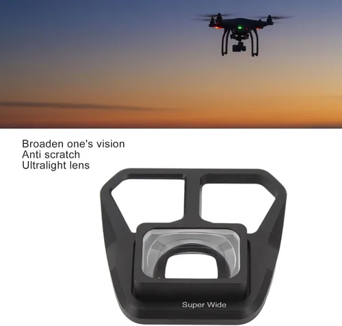 Vista 3 de Filtro de lente de cámara para 3 Pro Drone, Kit de filtro de lente de gran angular externo de vidrio óptico Accesorios de filtro de lente