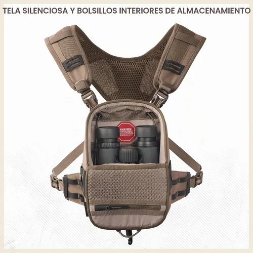 Vista 3 de Badlands Bino Mag 2 - Sistema modular de arnés binocular, barro, grande