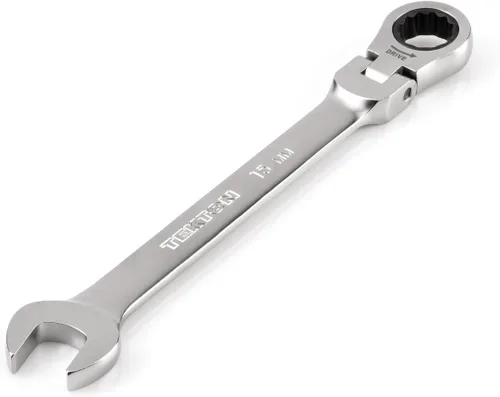 Vista 23 de TEKTON Llave combinada con cabeza flexible de 12 puntos de 22 mm WRC26422