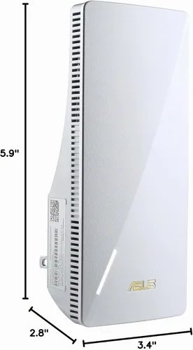 Vista 18 de ASUS RP-BE58 BE3600 Extensor de rango WiFi 7 de doble banda (802.11be), extensor AiMesh para WiFi de malla sin costuras; funciona con cualquier