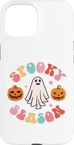 Vista 6 de Retro Halloween Cute Ghost Spooky Season Funny Case for iPhone 17