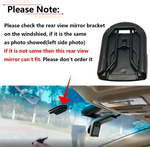 Vista 3 de RLB-HILON Rear View Mirror Compatible With Honda Model, Day/Night Mirror