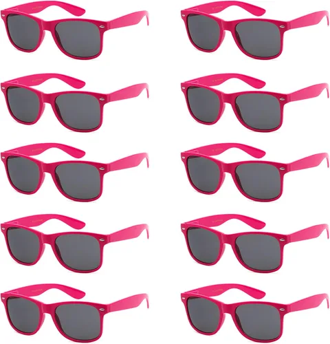 Vista 39 de Paquete de 10 lentes de sol a granel con protección UV para Bandera Americana Humo