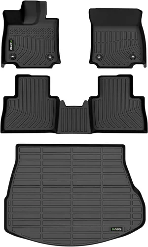 Vista 13 de Alfombrilla de maletero para todo tipo de clima para Mazda CX-30 2020-2025 2026, accesorios de maletero de auto de ajuste personalizado - Negro