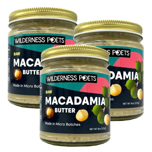 Vista 14 de Mantequilla de macadamia raw de Wilderness Poets