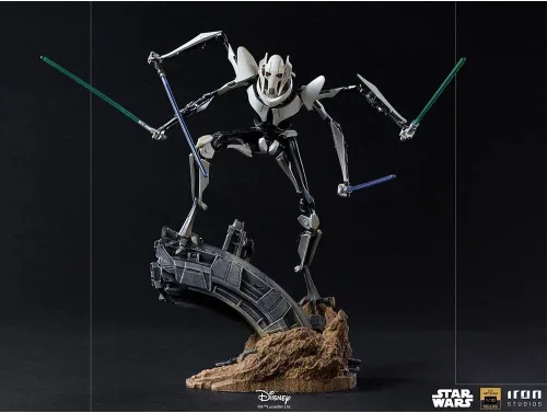 Vista 9 de Iron Studios 1:10 General Grievous - Arte BDS Deluxe - Star Wars