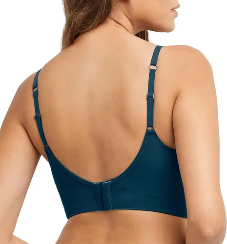 Vista 3 de Maidenform Bralette sin costuras para mujer, sin costuras, sin varillas, estilo camiseta convertible