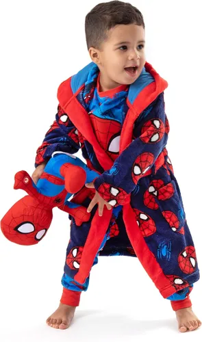 Vista 4 de Marvel Spider-Man - Albornoz para niños y niños