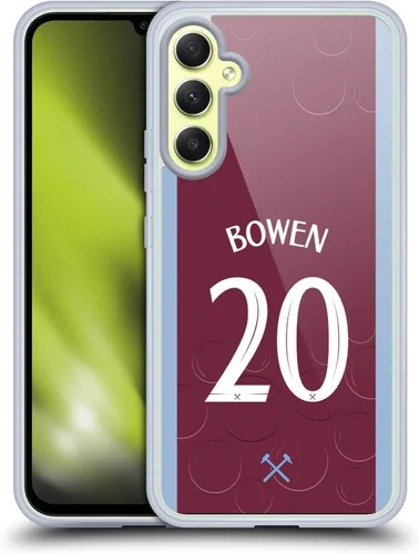 Vista 108 de Head Case Designs Officially Licensed West Ham United FC James Ward-Prowse 2023/24 Players Home Kit Gel Case [Military Grade Protection] Compatible