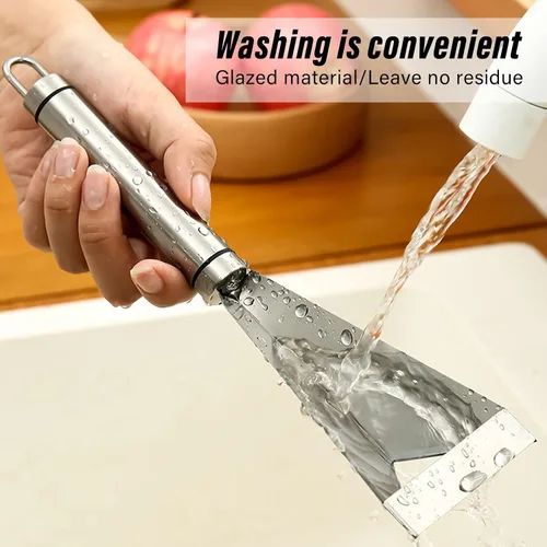 Vista 9 de Cuchillo para tallar frutas, acero inoxidable antideslizante cuchillas de grabado herramienta para tallar frutas, herramienta de cuchillo de canal