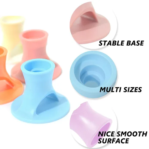 Vista 6 de Soporte de plástico para pegamento líquido para soporte de botellas, herramienta de manualidades de papel para artesanos, adecuado para botellas