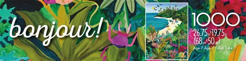Vista 7 de Buffalo Games - Bonjour - Beach Butterfly - Rompecabezas de 1000 piezas para adultos - Rompecabezas desafiante perfecto para noches de juego