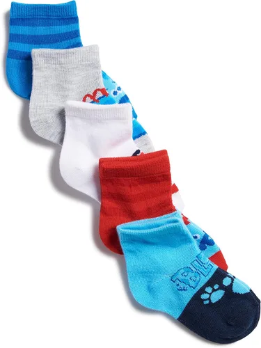 Vista 2 de Nickelodeon Paquete de 5 calcetines cortos para niñas Blues Clues You