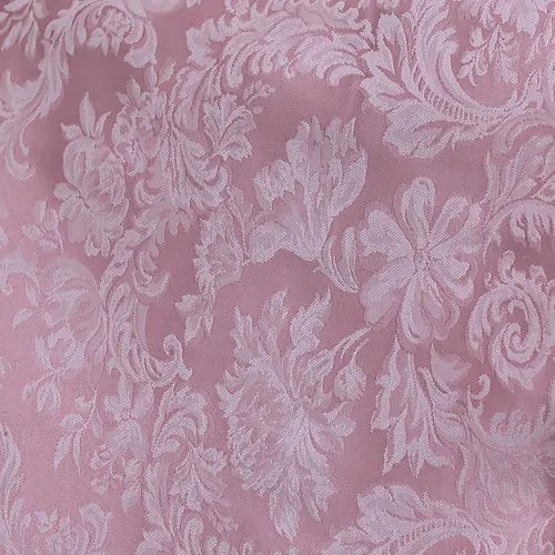Vista 14 de Ultimate Textile Miranda - Mantel redondo de damasco (114 pulgadas), color burdeos