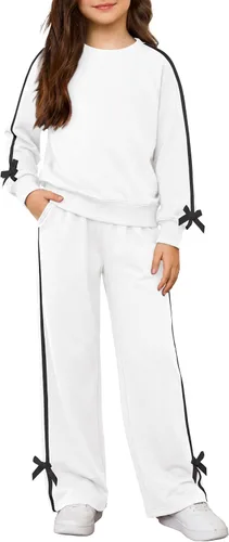 Vista 16 de Arshiner Conjuntos de 2 piezas para niñas, camisas de manga larga y Negro