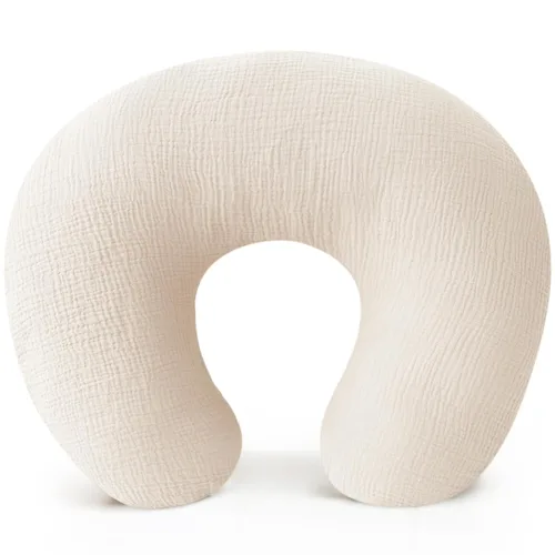 Vista 11 de Konssy Fundas de Almohada de Lactancia de Muselina, 100% Algodón Suaves y Adorables Fundas para Almohadas de Lactancia, Fundas Deslizables