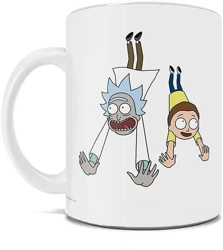 Vista 106 de Trend Setters Friends the Television Show – 25 años – Mercancía oficial – Taza de café o té de cerámica blanca de 11 onzas – perfecta para regalar