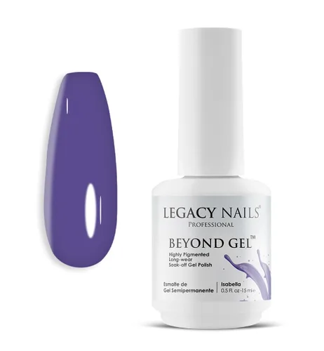 Vista 46 de LEGACY NAILS Professional Beyond Gel Soak-Off Esmalte de uñas – Cobertura completa, altamente pigmentado (BEYOND GEL – ALBA 1/2 oz)