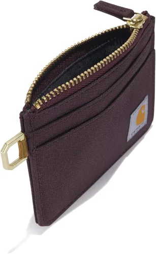 Vista 16 de Carhartt Cartera casual de nailon con cremallera para tarjetas para mujer